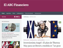 Tablet Screenshot of elabcfinanciero.com
